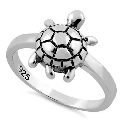 Sterling Silver Turtle Ring