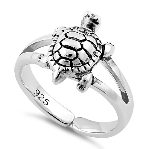 Sterling Silver Turtle Toe Ring