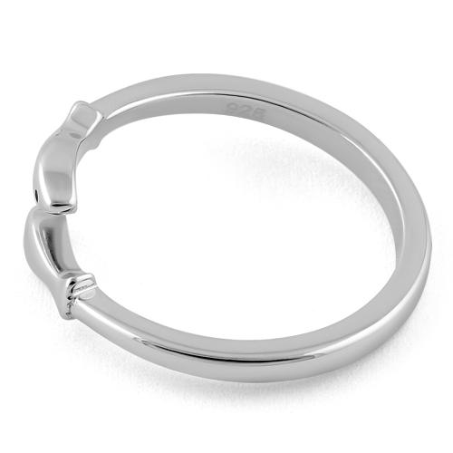 Sterling Silver Two Fish Ring