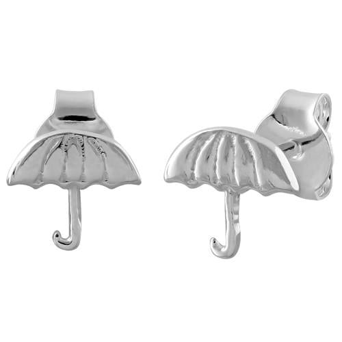 Sterling Silver Umbrella Earrings