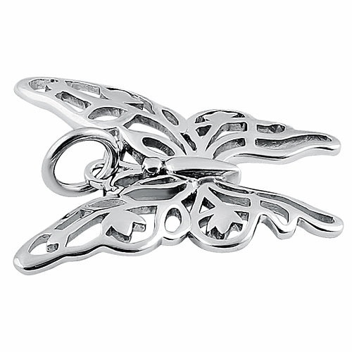 Sterling Silver Unique Butterfly Pendant