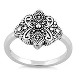 Sterling Silver Unique Rope Design Ring