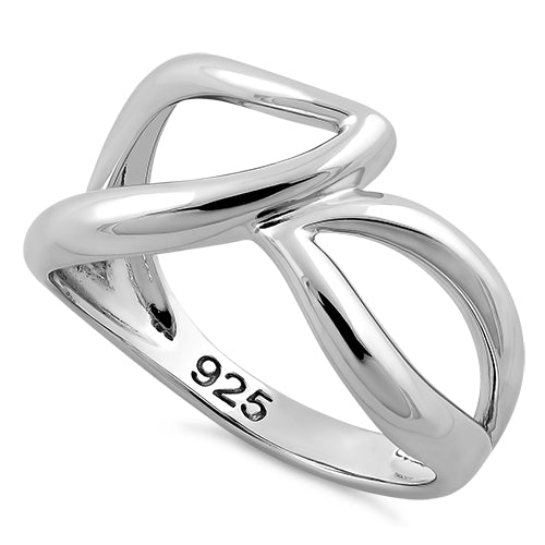 Sterling Silver Unique Wavy Ring