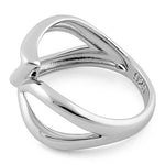 Sterling Silver Unique Wavy Ring
