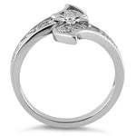 Sterling Silver Unique Flower and Vines Ring