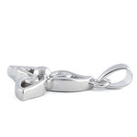 Sterling Silver Unique Triquerta Flower Pendant