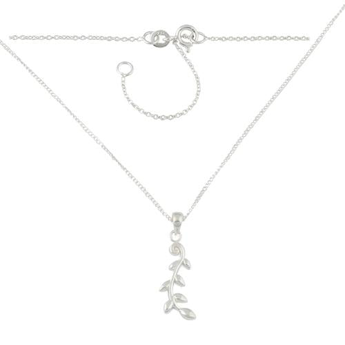 Sterling Silver Vine Necklace