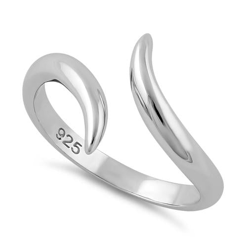 Sterling Silver Wave Ring