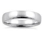 Sterling Silver Wedding Band 4mm