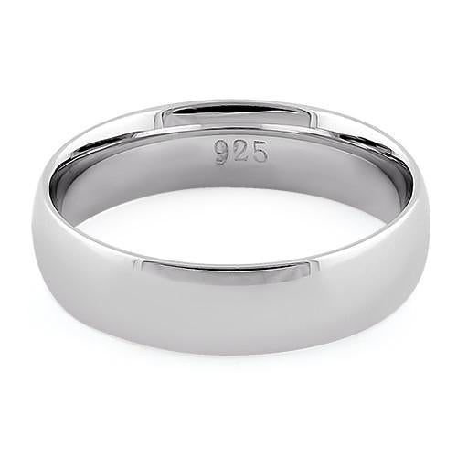 Sterling Silver Wedding Band 5mm