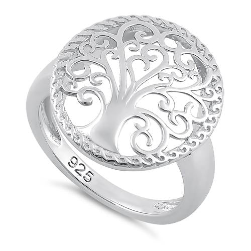 Sterling Silver Whimsic Tree of Life Ring