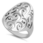 Sterling Silver Wind Swirls Ring