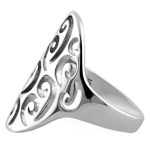 Sterling Silver Wind Swirls Ring