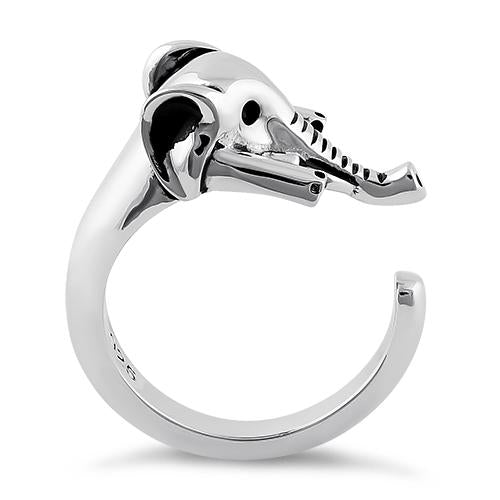 Sterling Silver Wise Elephant Ring