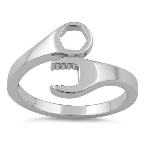 Sterling Silver Wrench Ring