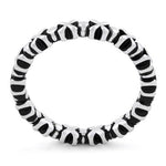 Sterling Silver X & O Stackable Ring