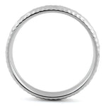 Sterling Silver Zig Zag Wedding Band Ring