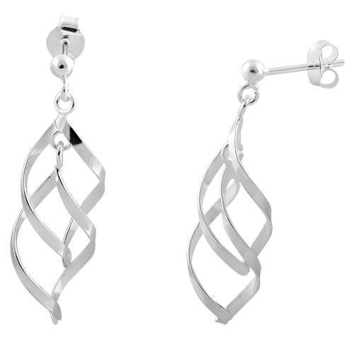 Sterling Silver Elegant Dangle Earrings