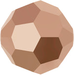 Swarovski Beads 5000 Round, 6MM, Crystal Rose Gold - Pack of 10