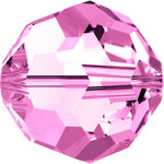 Swarovski Beads 5000 Round, 6MM, Rose - Pack of 10