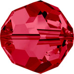 Swarovski Beads 5000 Round, 4MM, Light Siam - Pack of 15