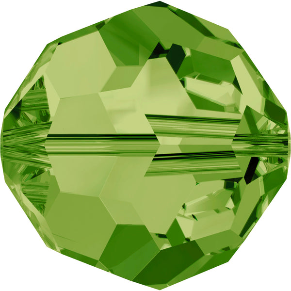 Swarovski Beads 5000 Round, 4MM, Olivine - Pack of 15