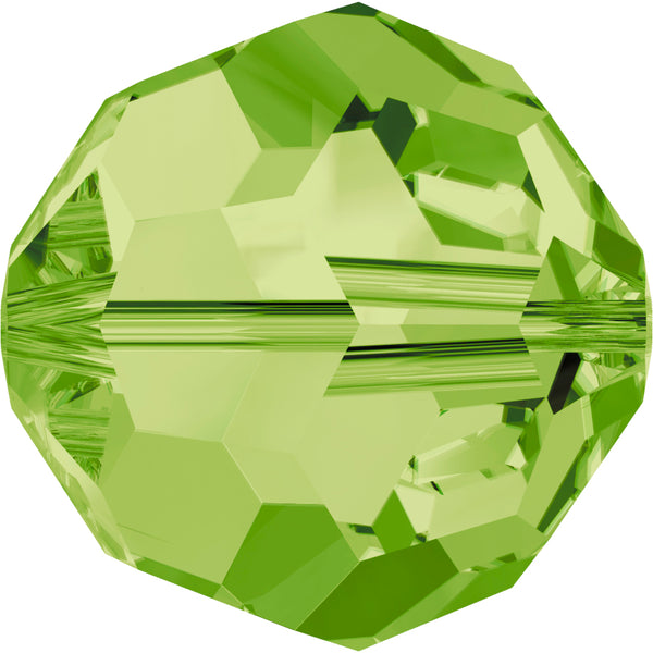 Swarovski Beads 5000 Round, 4MM, Peridot - Pack of 15