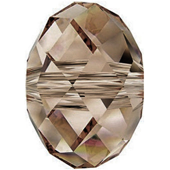 Swarovski Beads 5040 Briolette, 6MM, Crystal Bronze Shade - Pack of 10