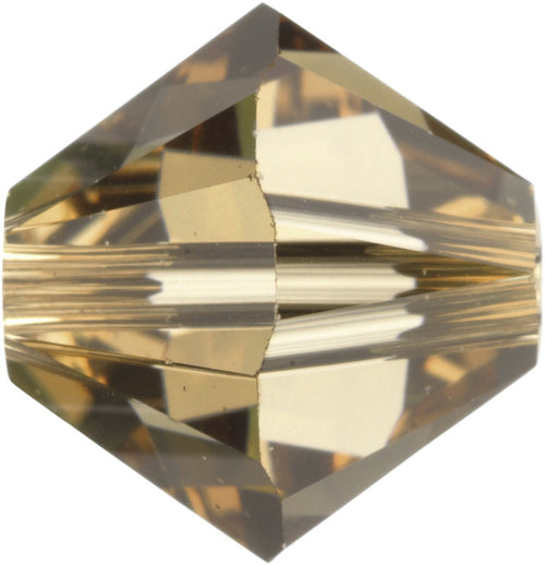 Swarovski Beads 5328 Bicone, 2.5MM, Light Colorado Topaz - Pack of 30