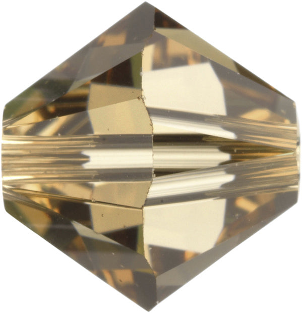 Swarovski Beads 5328 Bicone, 2.5MM, Light Colorado Topaz - Pack of 30