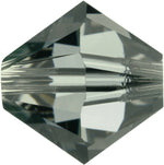 Swarovski Beads 5328 Bicone, 3MM, Black Diamond - Pack of 30