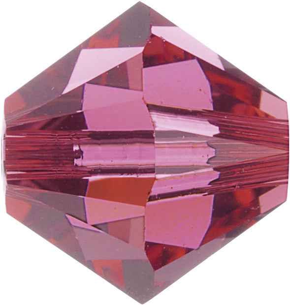 Swarovski Beads 5328 Bicone, 3MM, Indian Pink - Pack of 30