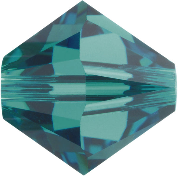 Swarovski Beads 5328 Bicone, 4MM, Blue Zircon - Pack of 25