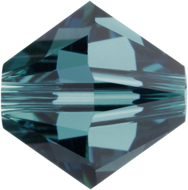 Swarovski Beads 5328 Bicone, 4MM, Indicolite - Pack of 25