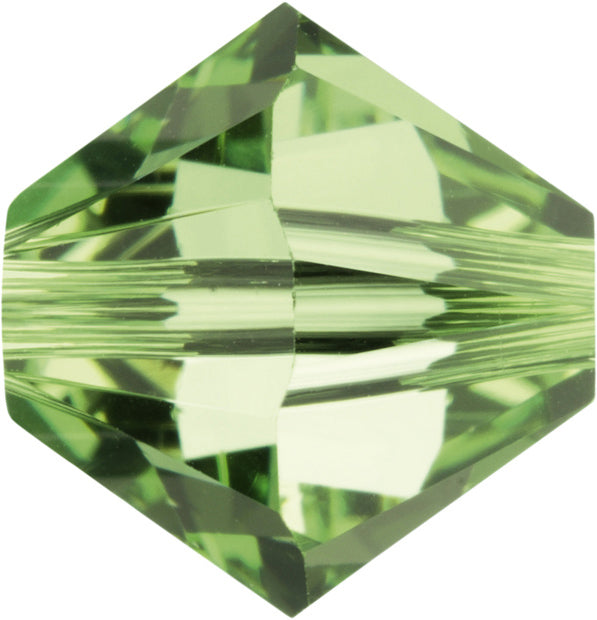 Swarovski Beads 5328 Bicone, 4MM, Peridot - Pack of 25