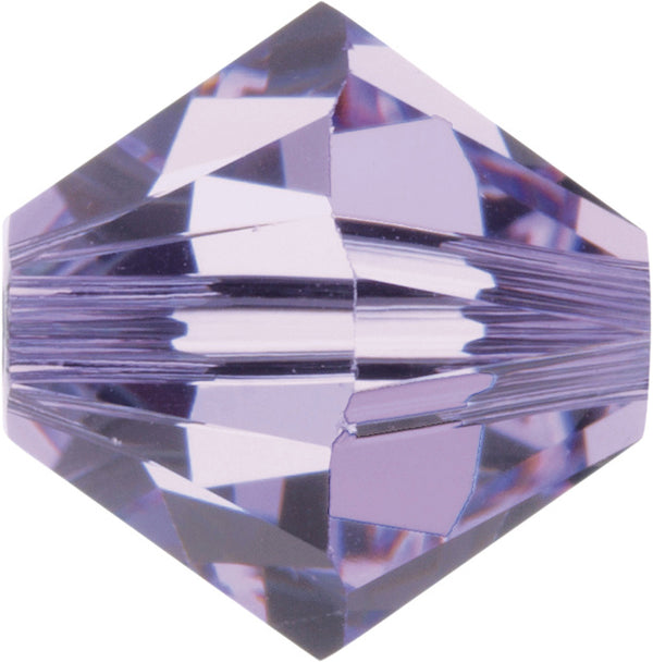 Swarovski Beads 5328 Bicone, 4MM, Violet - Pack of 25