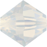 Swarovski Beads 5328 Bicone, 4MM, White Opal - Pack of 25