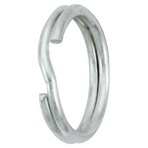 Sterling Silver Split Ring 8mm - Pack of 12